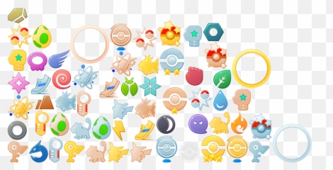 Icons Dump If Anyone Needs - Pokemon Types Icon Png Emoji,How To Put Emojis In Pokemon Go Names