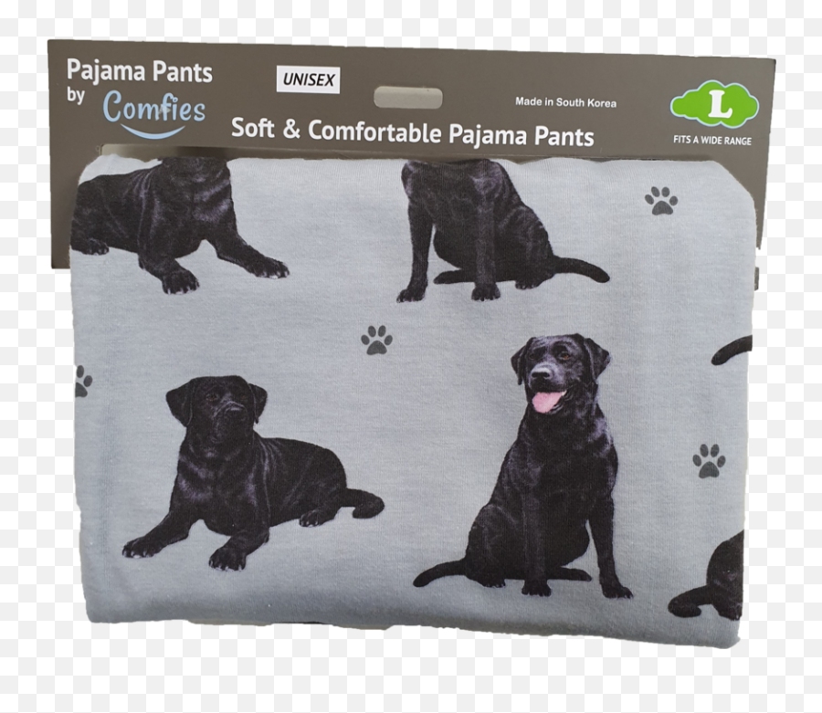 Dog Print Lounge Pants - Variety Of Breeds Available Comfies Pajama Pants Black Lab Emoji,Happy Birthday Emoticons With Labrador Retriever
