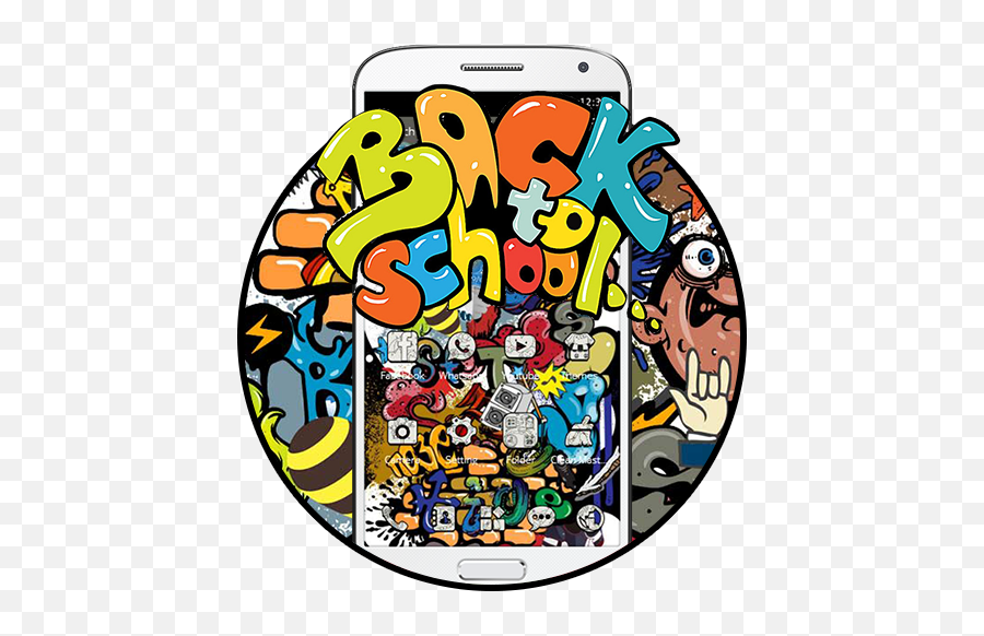 The Theme Of Neon Fashion Graffiti U2013 Aplicaii Pe Google Play - Dot Emoji,Emoticon De Rata