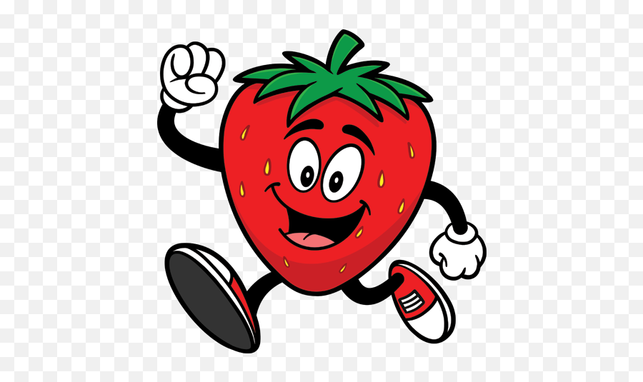Strawberry Hill Museum - Running Strawberry Emoji,Crawl Emoticon