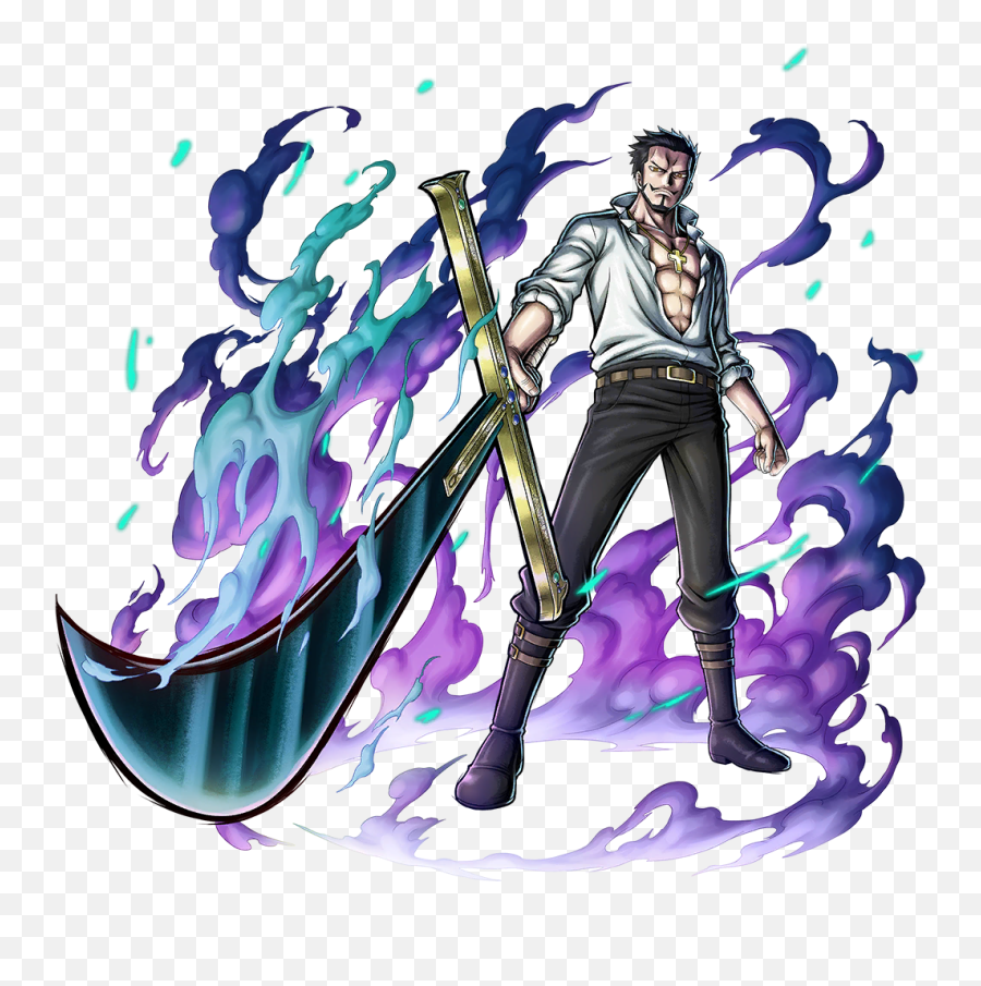 How Come Dracule Mihawk Was Considered The Strongest - Mihawk Opbr Emoji,J Emoticon Sword