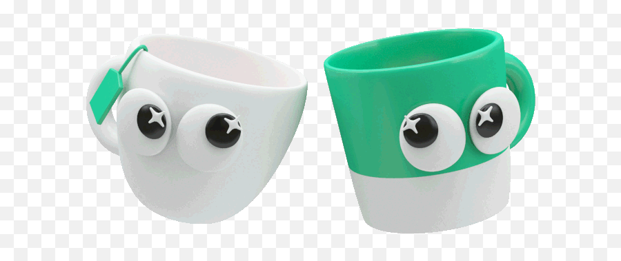 Gifs Stickers Vol 1 On Behance - Egg Cup Emoji,Coffee Emoticon Gif