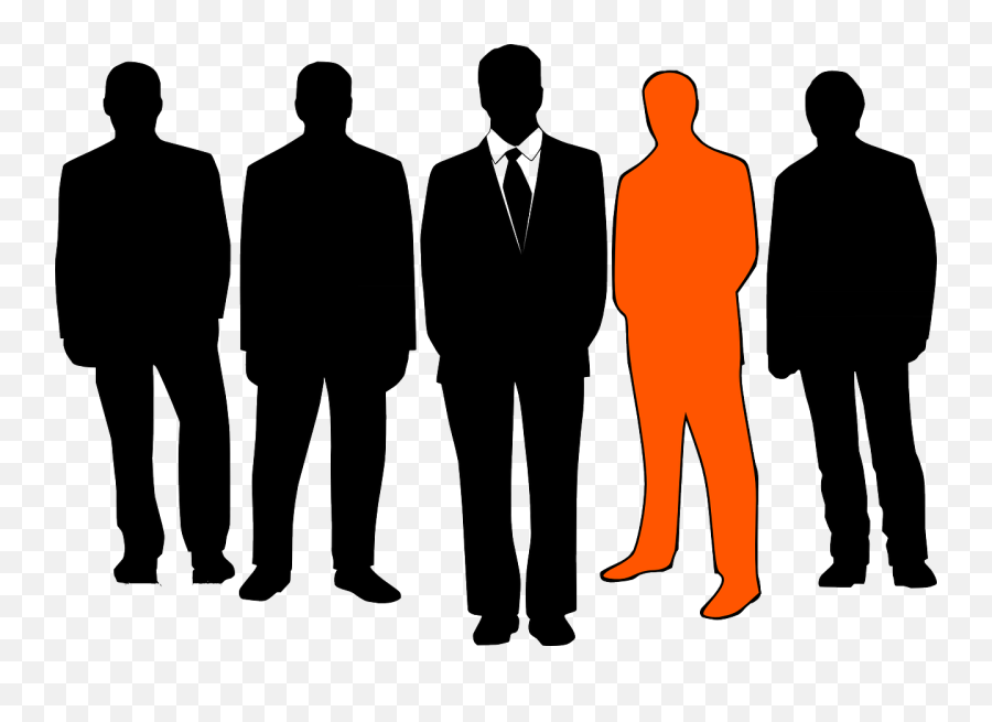 Free Photo Leader Orange Businessmen Group Men Business - Group Of People Emoji,Businessman Emoji