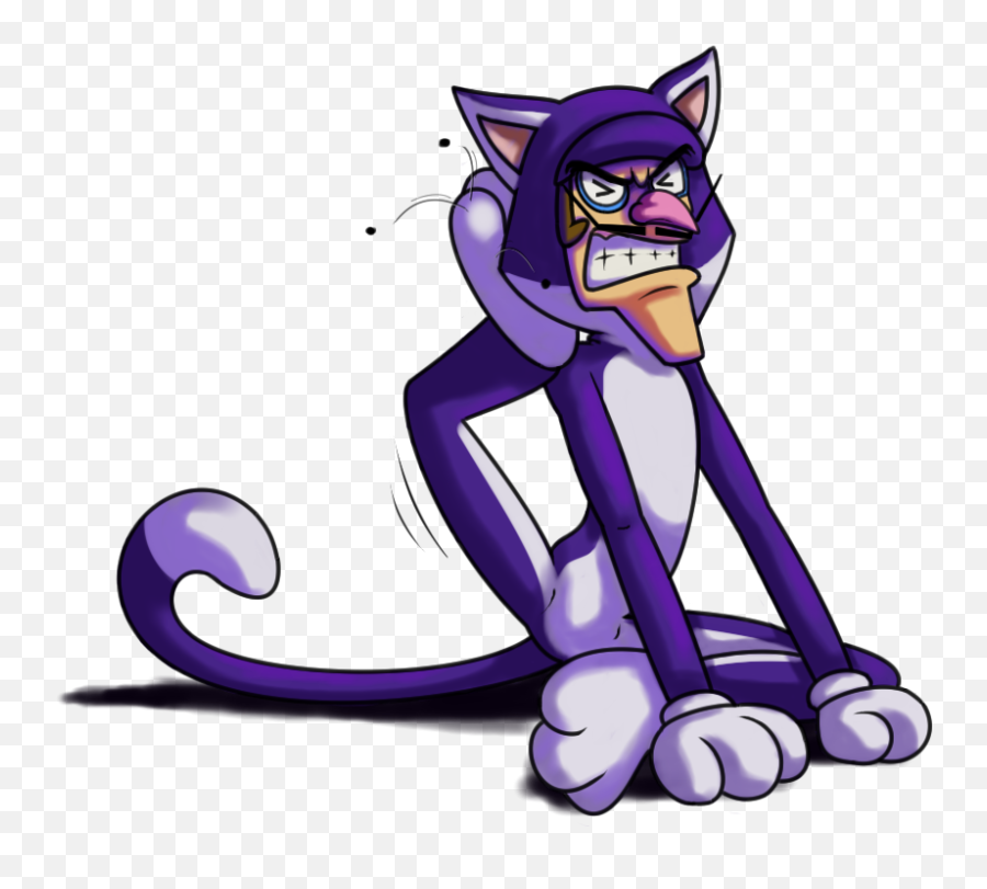 Weegee Luigi Png - Super Mario 3d World Waluigi Cat Emoji,Waluigi Emoji