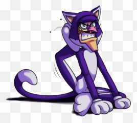 Weegee Luigi Png - Super Mario 3d World Waluigi Cat Emoji,Waluigi Emoji