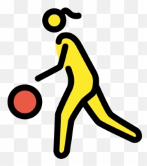 Woman Bouncing Ball Emoji - Persona Botando Una Pelota,Bouncy Balls For Kids Emojis Cryimg