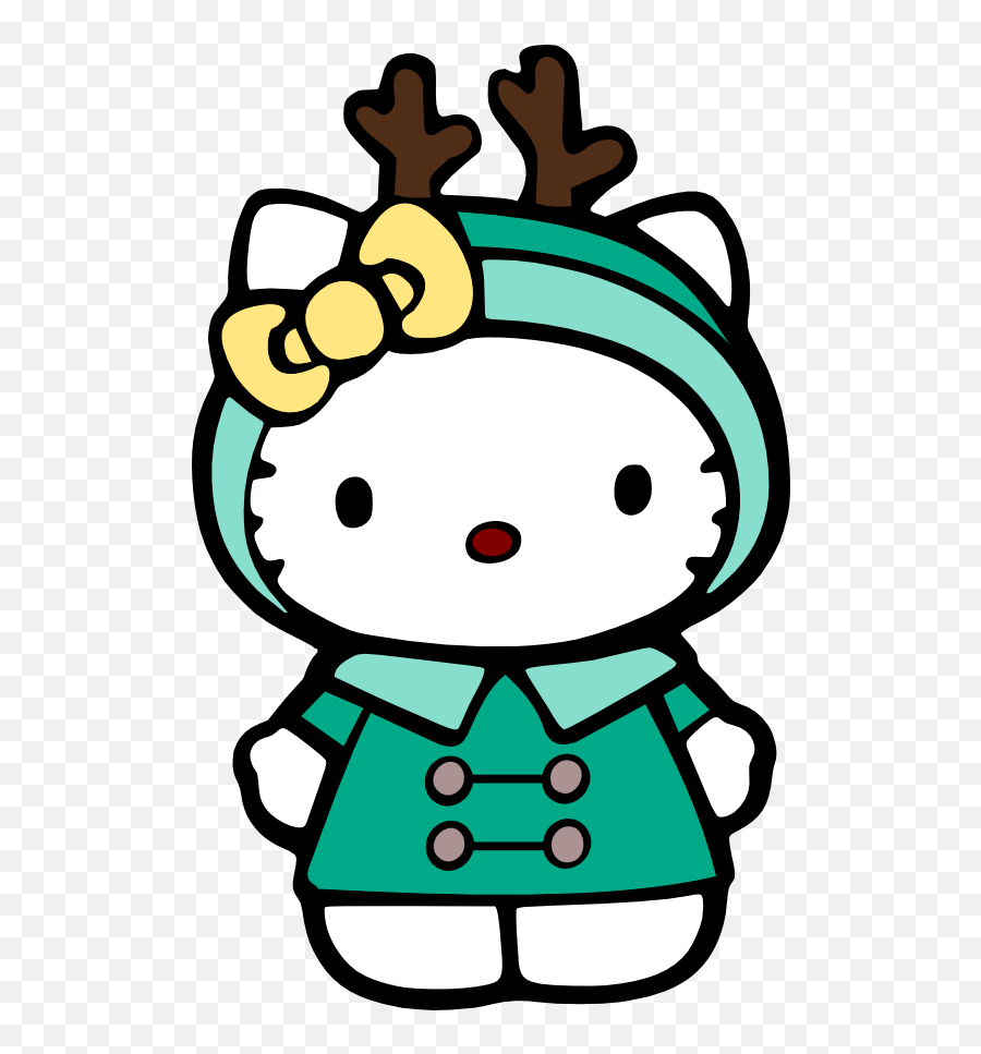 Hello Kitty Drawing Christmas Smile Emoji,Merry Christmas Hello Kitty Emoticon
