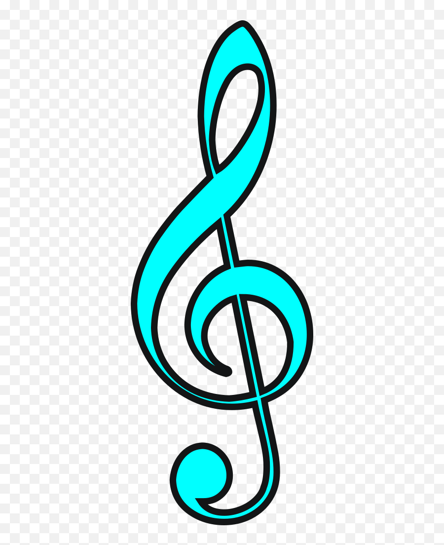 Funny Music Note Png Svg Clip Art For Web - Download Clip Treble Clef Graphics Png Emoji,Music Note Emoji Transparent