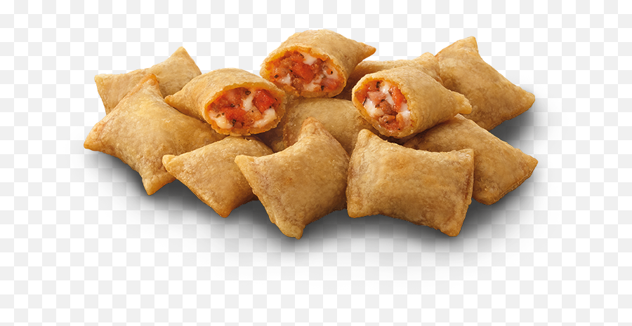 Four Meat Pizza Snack Rolls - Michelinau0027s Frozen Entrees Fried Food Emoji,Corn And Onion Emoji