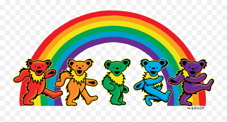 Grateful - Clip Art Dancing Bears Grateful Dead Emoji,Dancing Bear Grateful Dead Emoticon