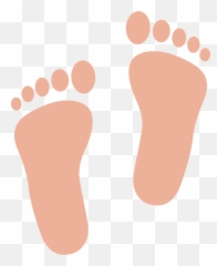 Feet Clipart - Footprint Picture For Kids Emoji,Feet Emoji