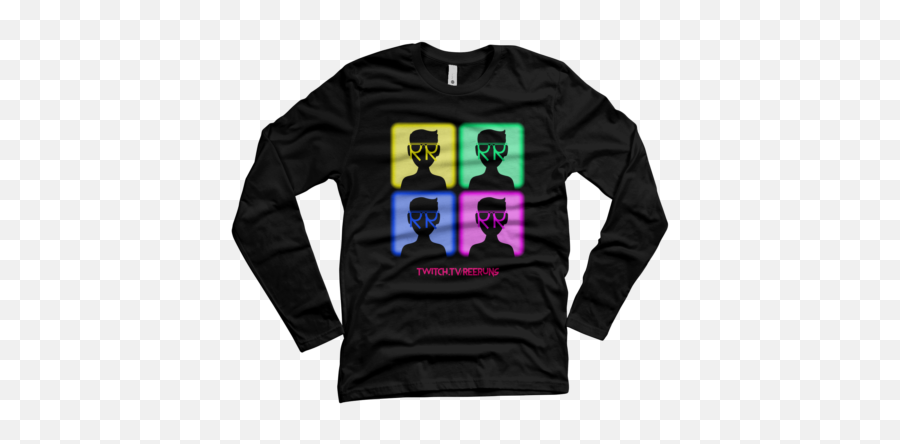 Broadcasters Black Unique T - Shirts Design By Humans Long Sleeve Shirt Design Man Emoji,Twitch Rekt Emoticon