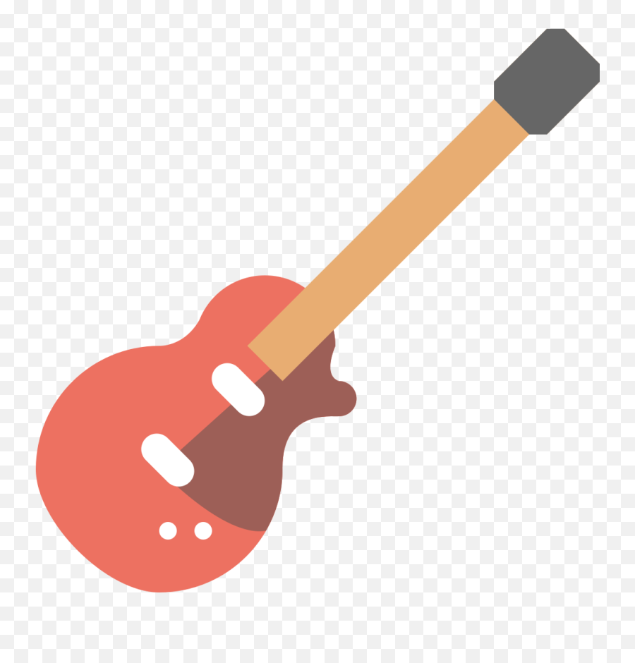 Guitar Bass Icon - Guitar Icon Png Emoji,Guitar Emoji Png