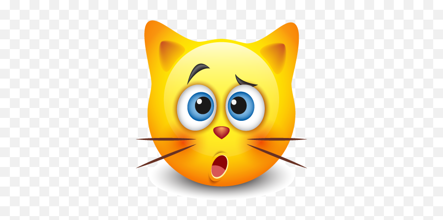 Cat Emotion Cute Sticker - Happy Emoji,Cat Emotion