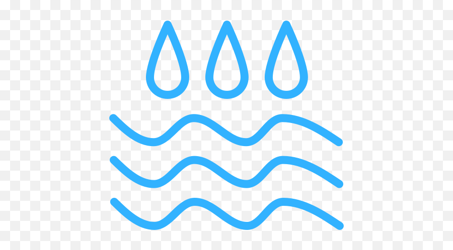 Wave Rainy Free Icon Of Water Activity Emoji,Waves Facebook Emoticon