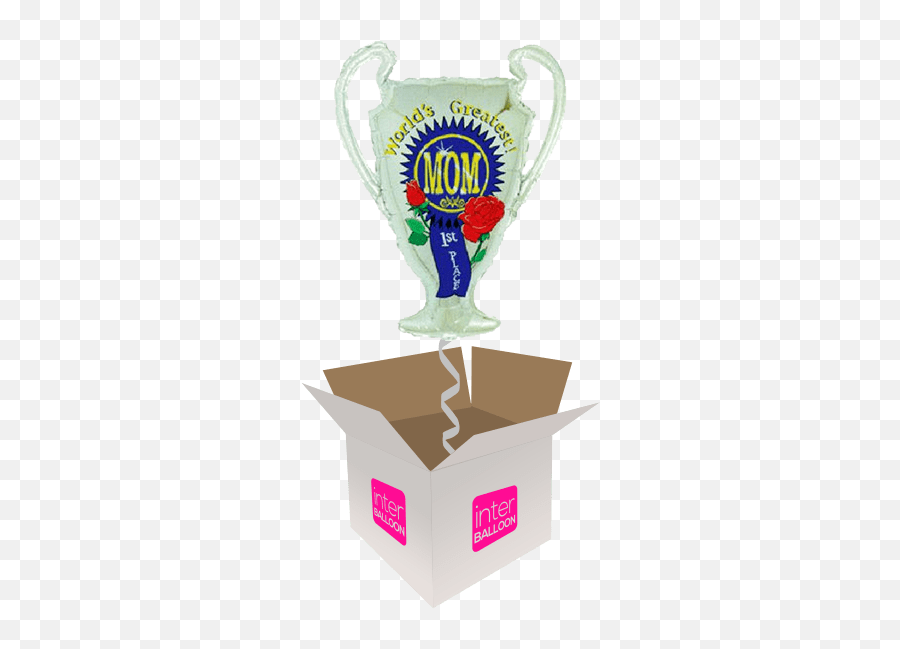Portsmouth Helium Balloon Delivery In A Box Send Balloons Emoji,Large Award Trophy With Emojis