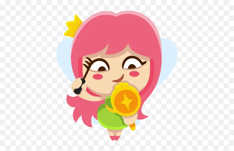 Telegram Sticker From Collection Little Fairy Emoji,Fairy Emoji