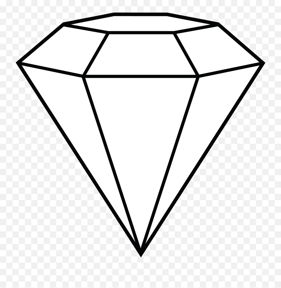Diamond Line Art Free Clip Art - White Diamond Logo Png Emoji,Dimond Emoji