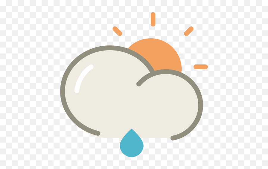 Lightrain Day Icon Lovely Weather Part 1 Iconset Custom Emoji,Weather Emoji