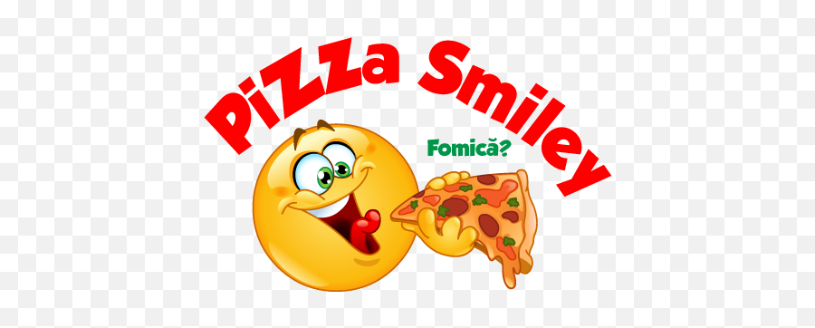 Pizza Smiley Bucureti Delivery - Order Online Takeawaycom Happy Emoji,Hungry Emoticon