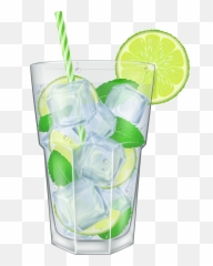 Cocktail Clipart Mojito Cocktail Emoji,Mojito Emoji