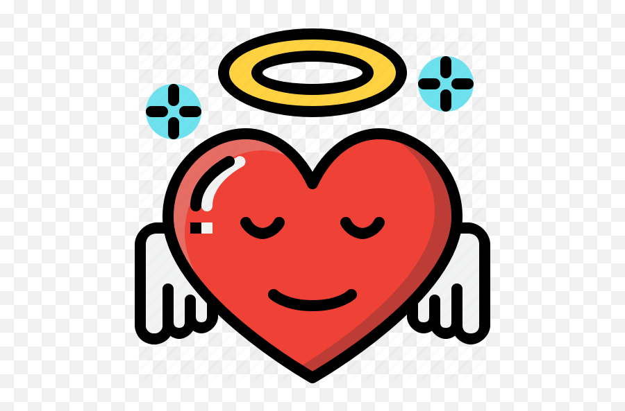 Angel Emoji Emotion Feeling Heart - Love Feeling Sad Emoji,Angel Emoji Joggers