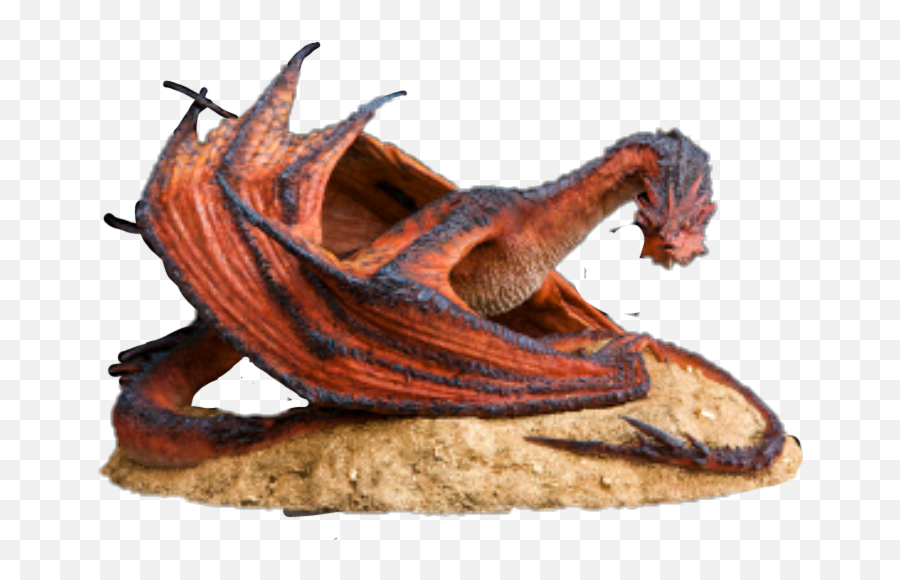 Hobbit Smaug Thehobbit Lotr Sticker - Smaug Png Emoji,Lotr Emoji