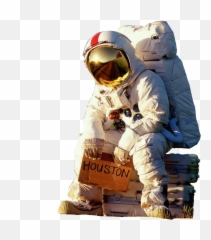 Astronaut Spaceman Sitting Space Emoji,Space Man Emoji