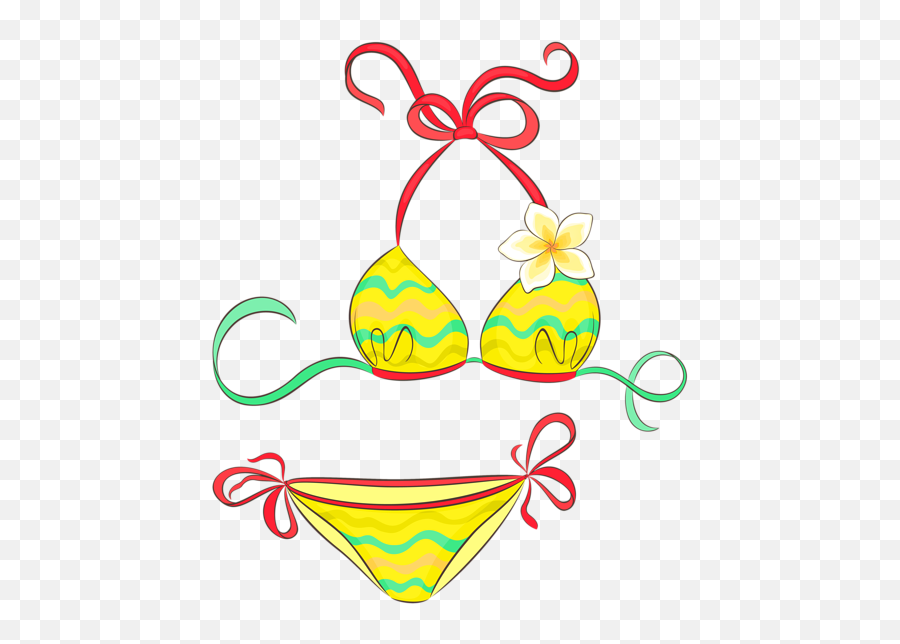 Lady Clipart Bathing Lady Bathing - Bikini Clipart Emoji,Girls Emoji Bathing Suit