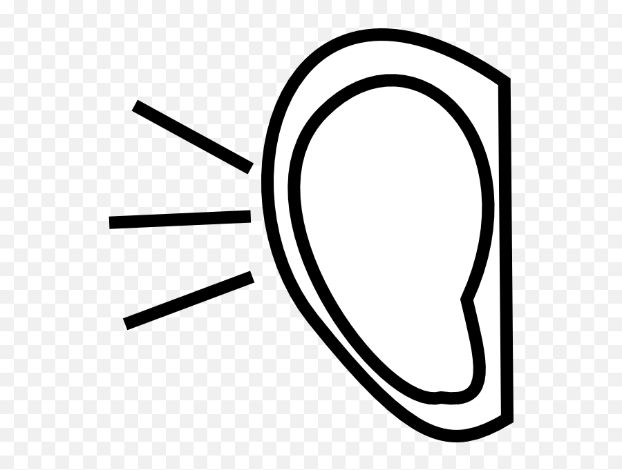 Free Listening Ears Cliparts Download Free Clip Art Free - Cartoon Clipart Ear White Emoji,Ear Emojis