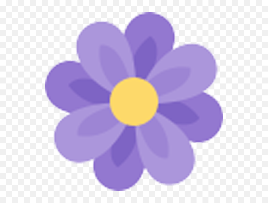 Flower Emoji Graphic Free Techflourish Collections - Purple Flower Png Emoji,Facebook Emoji