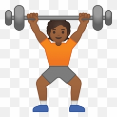 Gewichtheberin Emoji Dubai Khalifa - Weight Lifting Emoji,Iphone Emoji Meanings Chart