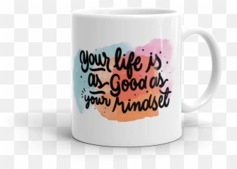 Mindset Quote Mug - Magic Mug Emoji,Cow And Coffee Cup Emoji