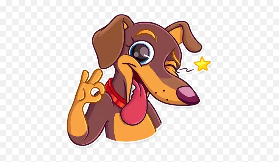 2021 Best Cute U0026 Funny Dogs Stickers For Whatsapp Pc - Stickers For Whatsapp Dachshund Emoji,Emotions Para Whatsapp