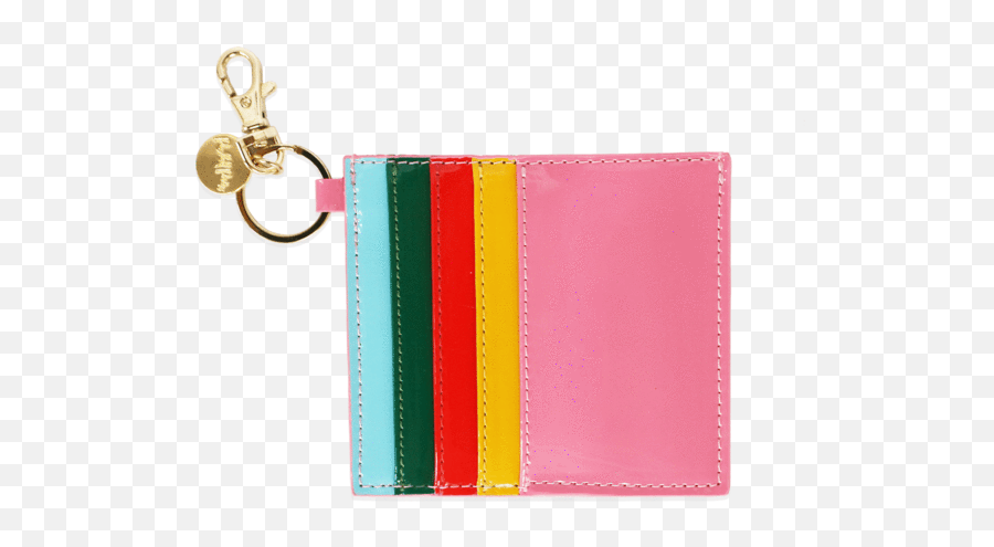 Rainbow Bright Card Holder Keychain - Keychain Emoji,Emoji Keychain For Sale