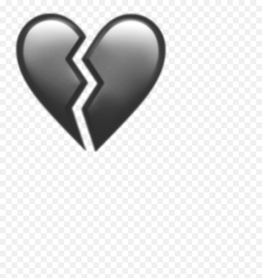 Heart Emoji Sticker - Language,Black Apple Emoji