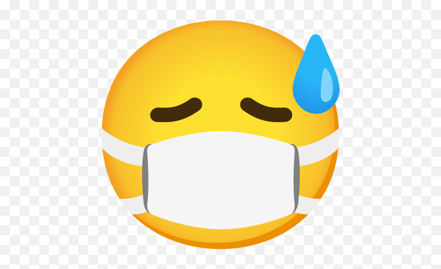 Face With - Emoji Con Barbijo Png,How Do You Get The Care Emoji On Facebook