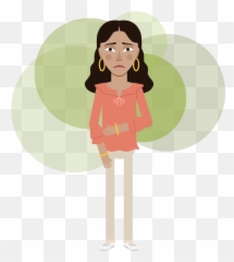 Online Therapy - For Women Emoji,Anxiety Emotion Cartoon