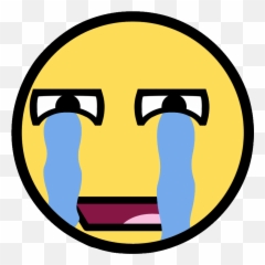 Awesome Face Emoticon Msn - Clip Art Library Awesome Faces Png Emoji,Facebook Crying Emoticon