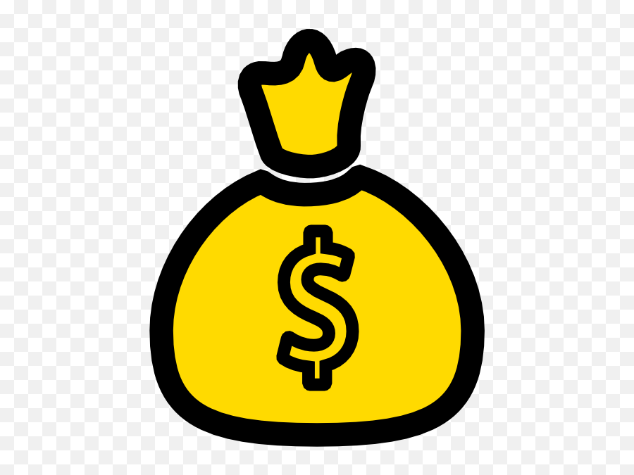 Money Vector Vector Png Files - Money Clipart Emoji,Money Bag Emoji Yellow