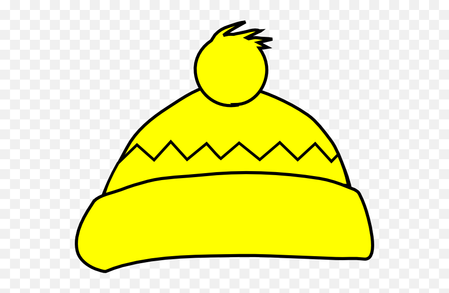 Winter Hat Clip Art - Yellow Winter Hat Clipart Emoji,Emoji Art Free Neck Scarvesclipart