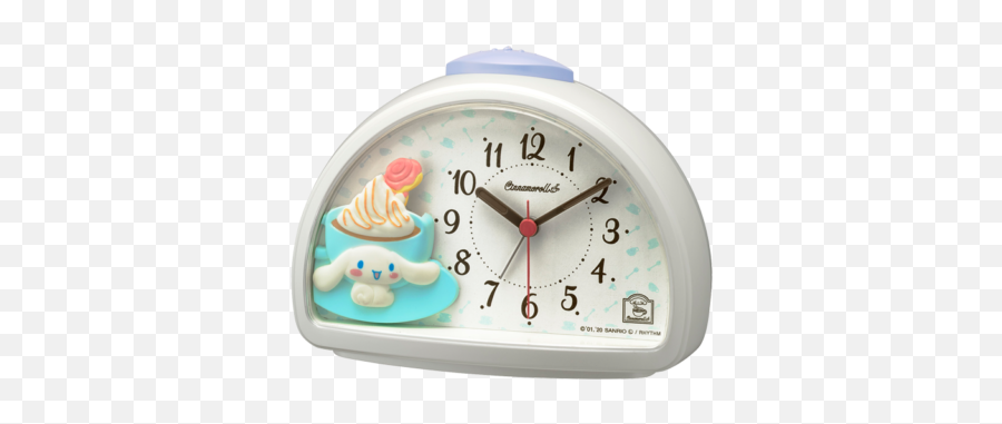 Rhythm Wall Clock Alarm And Kei R563 Cinnamoroll Emoji,Alarm Clocks For Kids Emojis