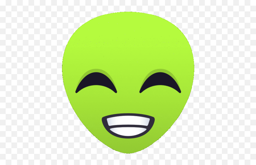 Pleased Alien Gif - Pleased Alien Joypixels Discover U0026 Share Gifs Wide Grin Emoji,Nodding Emoji