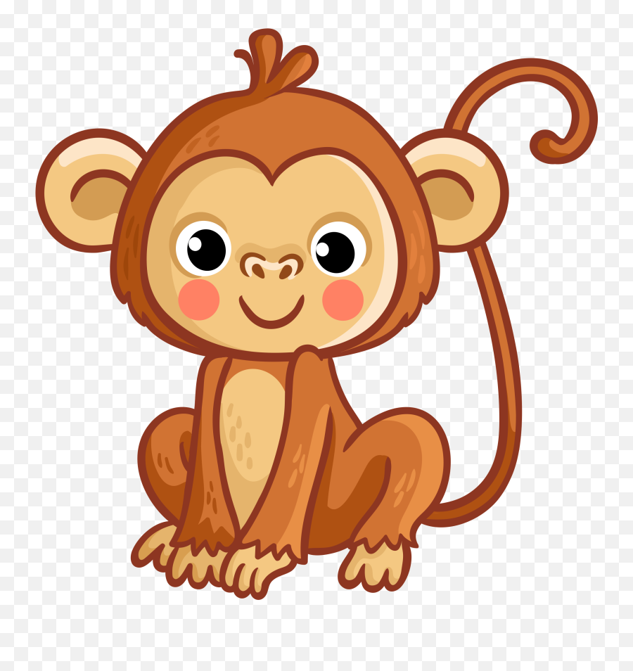 The Best 27 Cute Animated Monkey Gif - Transparent Animated Monkey Gif Emoji,Swinging Emoticon Gif