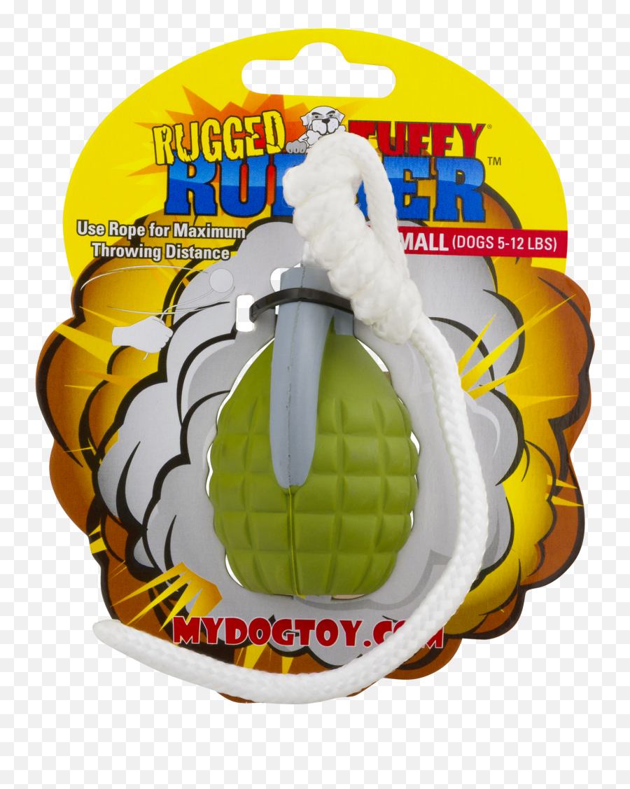 Tuffy Grenade Rugged Rubber Dog Toys Extra Small Emoji,Grenade Emoji 256x256