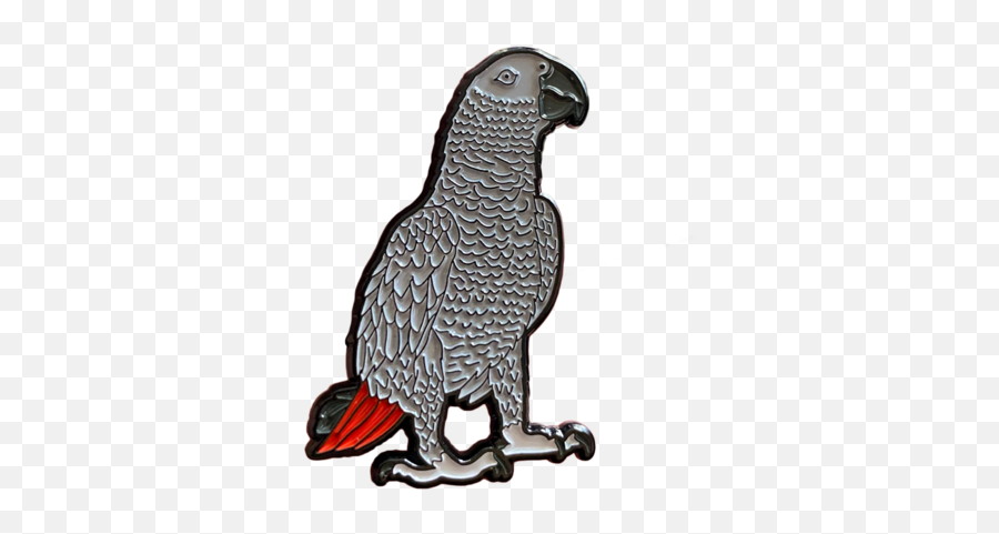 Bird Pins Bird Enamel Pins Parrot Pin - Grey Parrot Emoji,African Grey Parrot Reading Emotions