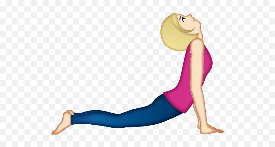 Yoga Emoji Png - For Women,Girl Muscle Emoticon