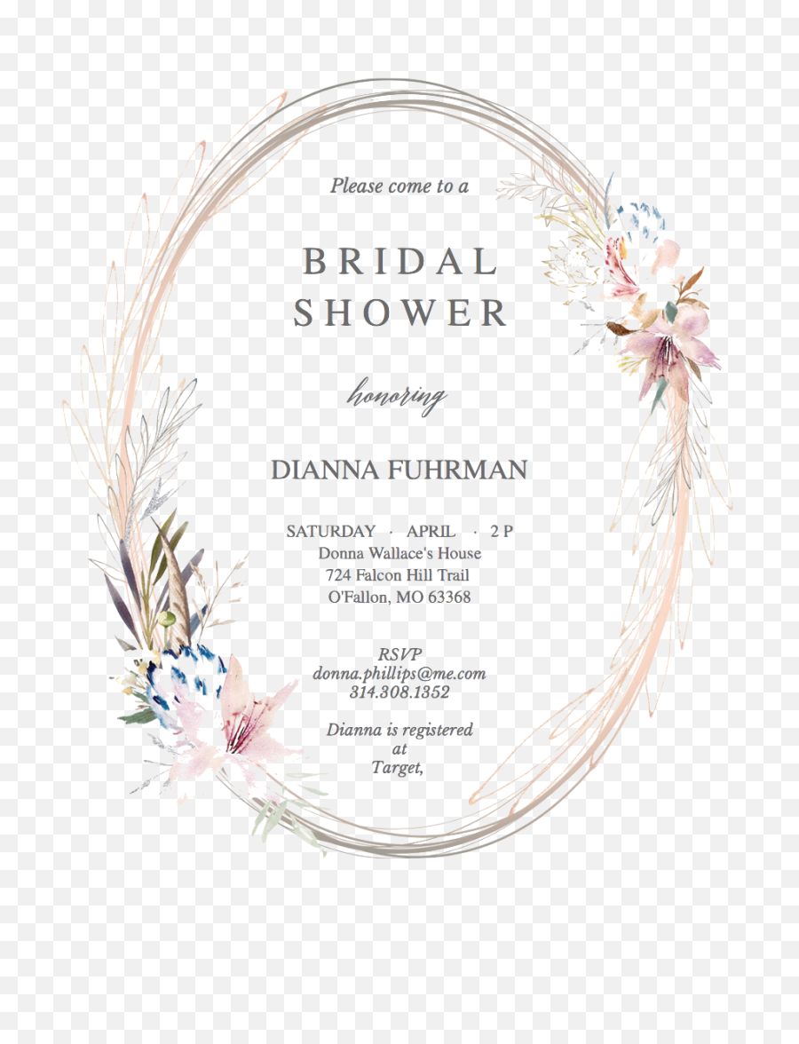 Bridal Shower Invitations Templates - Modern Wedding Invitation Design Ideas Emoji,Bridal Shower Scattergories With Emojis