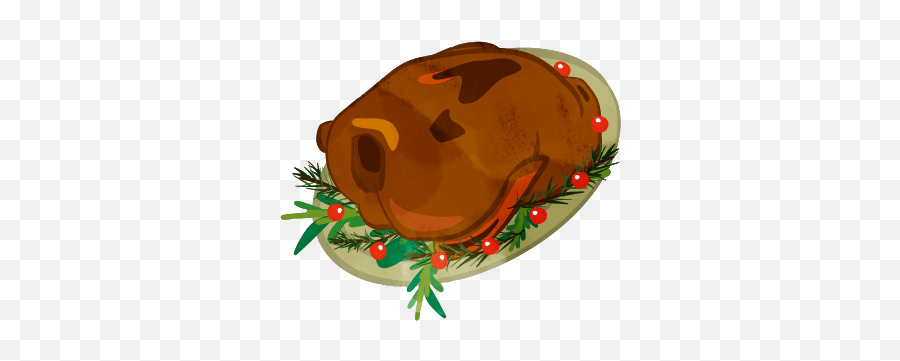 Hamburgers - Turducken Emoji,Roast Turkey Emoji