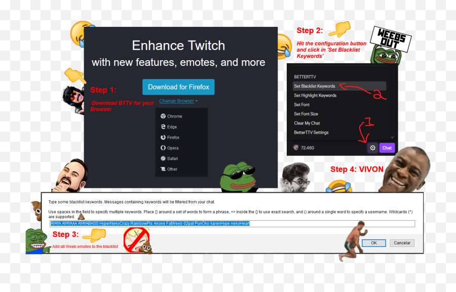 Twitch Chat - Language Emoji,How To Add Custom Chat Emoticons To Twitch Chat